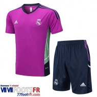 Survetement T Shirt Real Madrid Violet Homme 2022 2023 TG543
