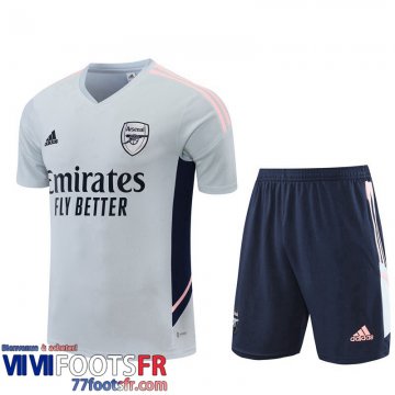 Survetement T Shirt Arsenal gris Homme 2022 2023 TG699