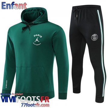 Sweatshirt Foot PSG vert Enfant 2022 2023 TK264