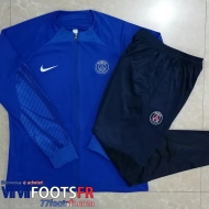 Veste Foot PSG bleu Homme 2022 2023 JK402