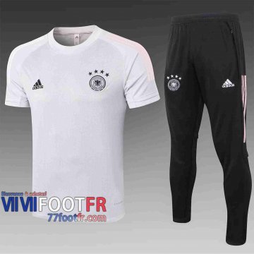 77footfr Survetement Foot T-shirt Germany blanc 2020 2021 TT17