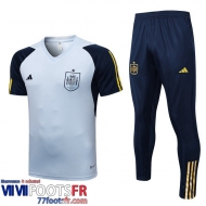 Survetement T Shirt Espagne bleu clair Homme 2022 2023 TG638