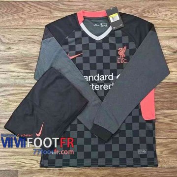 77footfr Maillots foot Liverpool Third Manche Longue 2020 2021