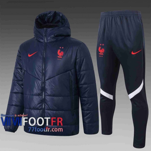 77footfr Veste - Doudoune Foot France saphir 2020 2021 C60