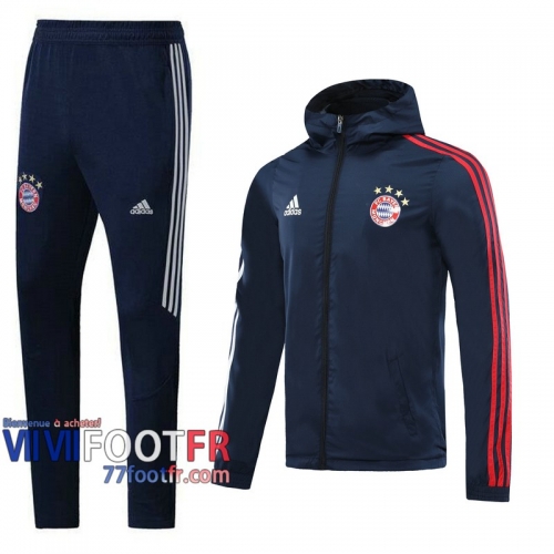 77footfr Coupe Vent Bayern Munich bleu royal 2020 2021 W10