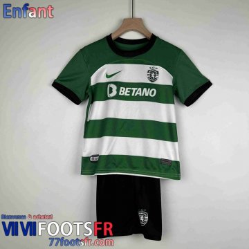 Maillot De Foot Sporting Lisbon Domicile Enfant 2023 2024