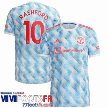 Maillot De Foot Manchester United Extérieur Homme 21 22 # Rashford 10