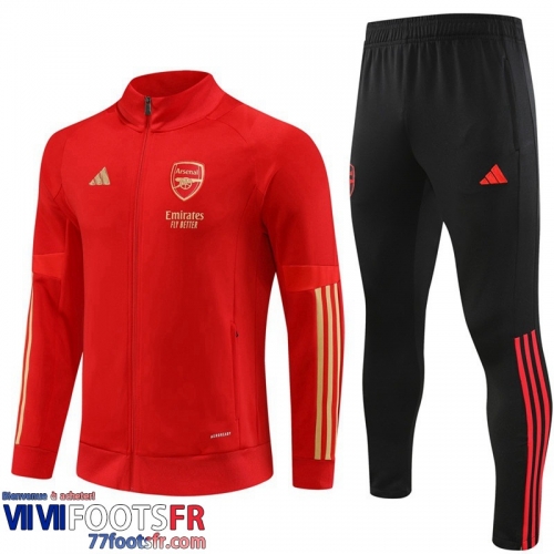 Veste Foot Arsenal rouge Homme 2023 2024 B36