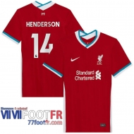 Maillot de foot Liverpool Jordan Henderson #14 Domicile Femme 2020 2021