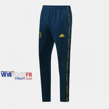 Promo: Nouveaux Pantalon Entrainement Foot Colombie Polyester Bleu 2019/2020