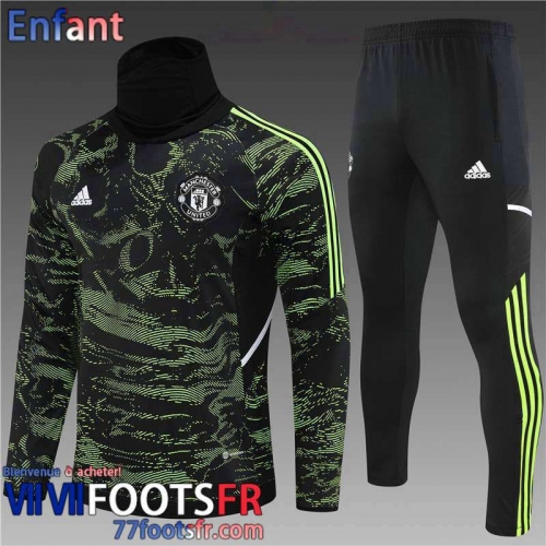 Survetement de Foot Manchester United camouflage Enfant 2022 2023 TK506