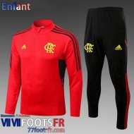 Survetement de Foot Flamengo rouge Enfant 2022 2023 TK517