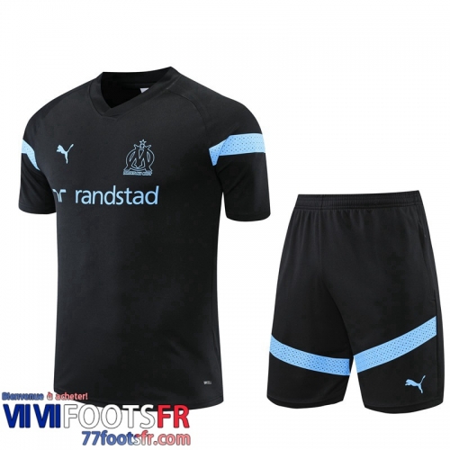 Survetement T Shirt Marseille noir Homme 2022 2023 TG687