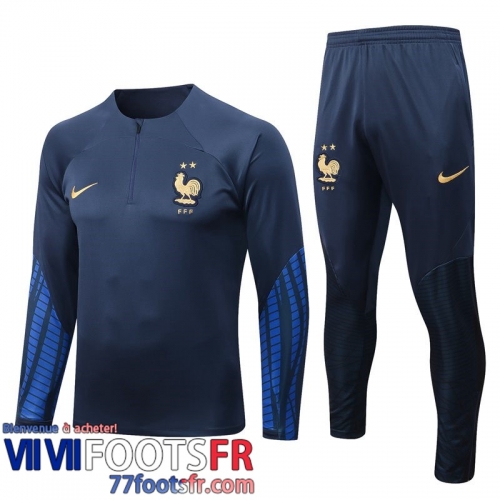 Survetement de Foot France bleu Homme 22 23 TG333