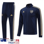 Veste Foot Arsenal bleu marine Homme 2023 2024 JK739