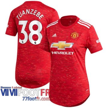 Maillot de foot Manchester United Axel Tuanzebe #38 Domicile Femme 2020 2021