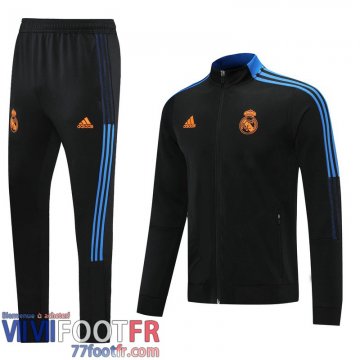 Veste Foot Real Madrid noir Uomo 2021 2022 JK68