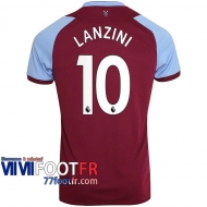 Maillot de foot West Ham United Lanzini #10 Domicile Enfantes 20-21