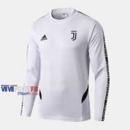 Les Nouveaux Meilleur Sweatshirt Foot Juve Blanc/Noir 2019-2020