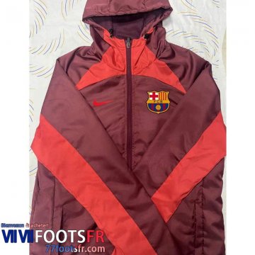 Coupe Vent - Sweat a Capuche Barcelone rouge Homme 2022 2023 WK163