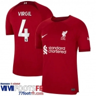 Maillot De Foot Liverpool Domicile Homme 2022 2023 Virgil 4