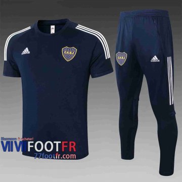 77footfr Survetement Foot T-shirt Boca noir 2020 2021 TT70