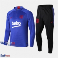 Promo: Ensemble Survetement Barcelone FC Enfant Beko Bleu 2019/2020 Thailande