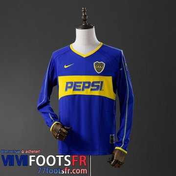Retro Maillot De Foot Boca Juniors Domicile Homme Manche Longue 03 04 FG947