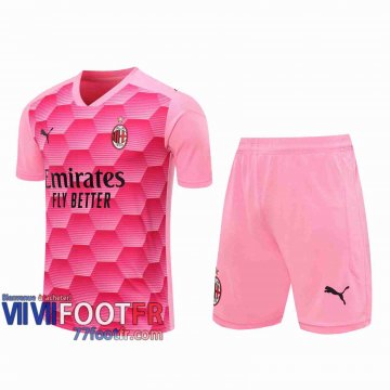 77footfr Maillots foot AC Milan Gardiens de but Pink 2020 2021