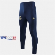 Promo: Nouveau Pantalon Entrainement Foot Real Madrid Retro Bleu Saphir 2019/2020