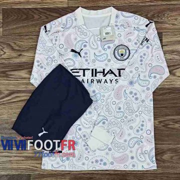 77footfr Maillots foot Manchester City Third Manche Longue 2020 2021