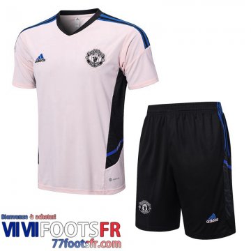 Survetement T Shirt Manchester United rose Homme 2022 2023 TG606