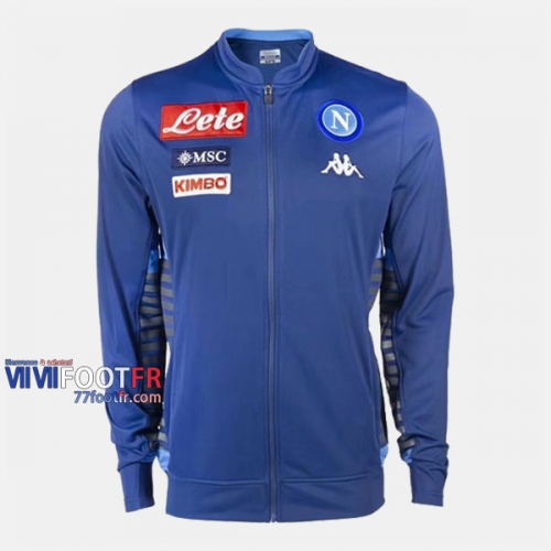 Boutique Veste Foot Ssc Naples Bleu 2019/2020 Nouveau Promo