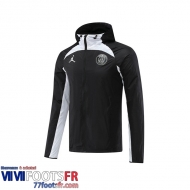 Coupe Vent - Sweat a Capuche PSG Noir Homme 2022 2023 WK134