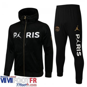 Veste Foot - Sweat a Capuche PSG Paris noir 21-22 JK63