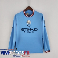 Maillot De Foot Manchester City Domicile Homme Manche Longue 2022 2023 KL08