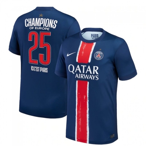 Maillot De Foot PSG Domicile Homme 24 25 25 # Champions
