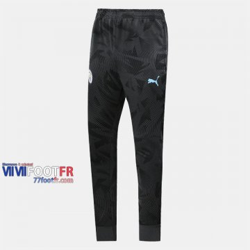 Promo: Les Nouveaux Pantalon Entrainement Foot Manchester City Vintage Noir Ondulation 2019/2020