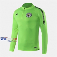 Nouveaux Replique Sweatshirt Foot Manchester City Vert 2019-2020