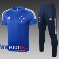 77footfr Survetement Foot T-shirt Cruzeiro saphir 2020 2021 TT10