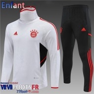 KIT: Survetement de Foot Bayern Munich Blanc Enfant 2022 2023 TK417