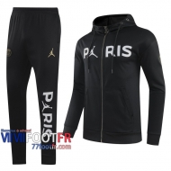 77footfr Veste Foot - Sweat a Capuche PSG Jordan noir - 2020 2021 J157