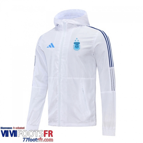 Coupe Vent Argentine Blanc Homme 2023 2024 WK373