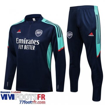 Survetement de Foot Arsenal bleu marine Homme 2021 2022 TG138