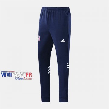 Promo: Nouveaux Pantalon Entrainement Foot Bayern Munich Slim Bleu Fonce 2019/2020