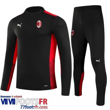 Kits: Survetement de Foot AC Milan le noir Enfant 2021 2022 TK84