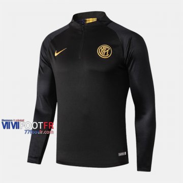 Le Nouveau Slim Sweatshirt Foot Inter Milan Noir 2019-2020