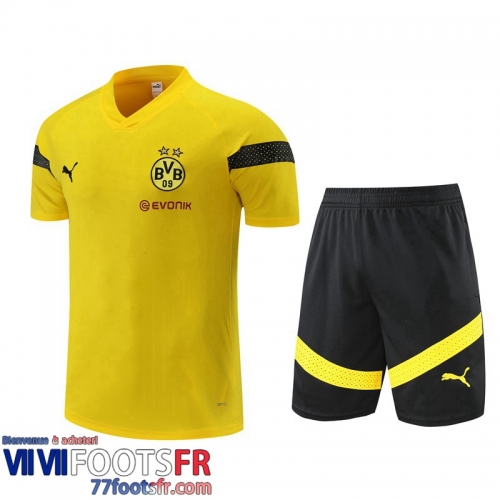 Survetement T Shirt Dortmund jaune Homme 2022 2023 TG676 Survetement T Shirt Dortmund jaune Homme 2022 2023 TG676