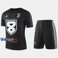 Ensemble Maillot Juventus Enfant Noir 2019-2020 Personnalisé :77Footfr