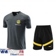 Survetement T Shirt Dortmund gris Homme 2022 2023 TG655